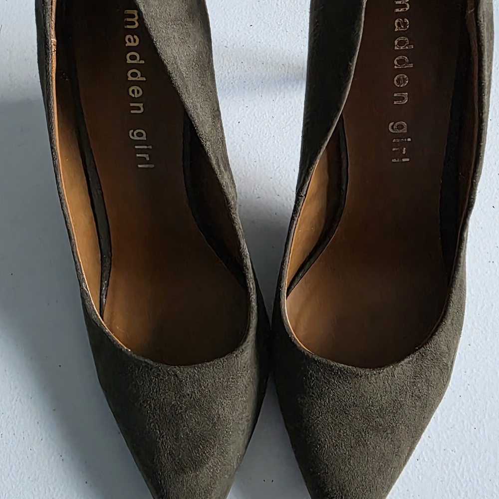 Madden Girl Dark Green Heels